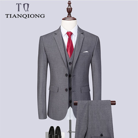 2019 Men's Fashion Design Business Casual 3-Piece Suit